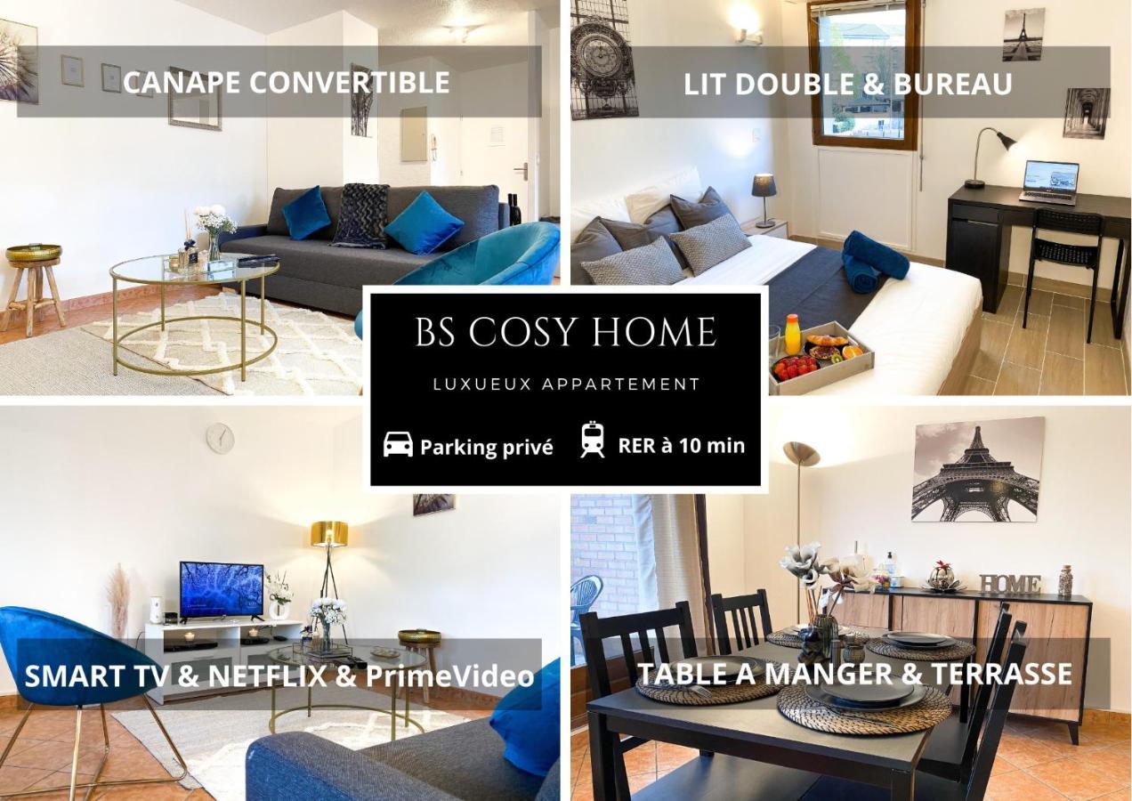 Luxueux Appartement Evry Centre - Parking - Rer A 10 Min Courcouronnes Exteriér fotografie